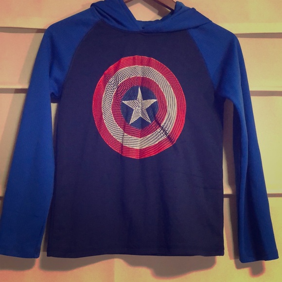 boys captain america sweatshirt
